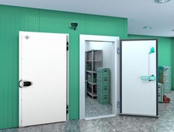 Распашные одностворчатые холодильные двери (РДОП) «ПрофХолод»