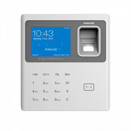 Anviz W1 (EM) PRO Биометрический терминал для систем учета рабочего времени с идентификацией по отпе