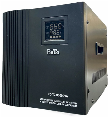 Электромеханический стабилизатор напряжения симисторный ВОТО PC-SCR5KVA (90-270V)