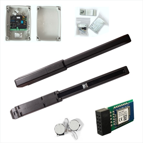 NeoPower Swing 5000 NP-M KIT Wi-Fi Grafit комплект автоматики для распашных ворот до 1000кг