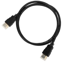 Шнур HDMI-HDMI gold, 1M с фильтрами (PE bag) PROCONNECT