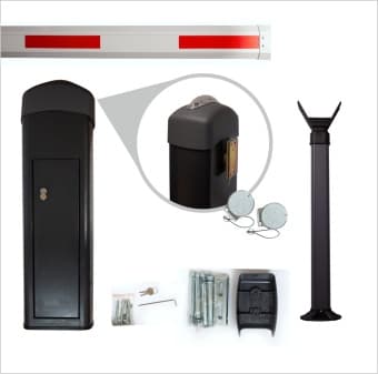 Комплект шлагбаума AC230V BARRIER-NP6M KIT в составе стойка BARRIER-NP с лампой и стрела 6М