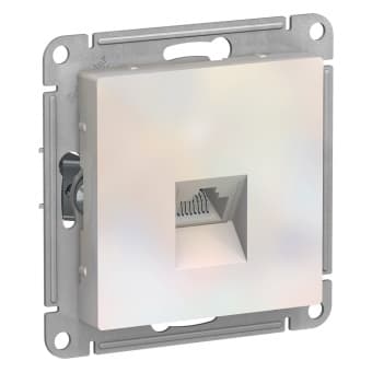SE AtlasDesign Жемчуг Розетка компьютерная RJ45
