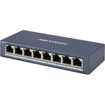 8-портовый 1Гб (не POE) коммутатор Hikvision DS-3E0508-E(B)