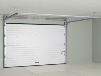 Секционные гаражные ворота из стальных сэндвич-панелей Doorhan Rsd02 (3000 X 2800)