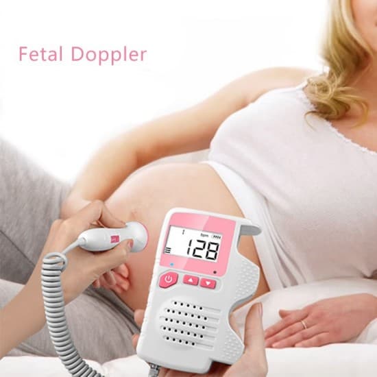 Prenosný prenatalny detektor srdcového rytmu s dopplerovou ultrazvukovou sondou