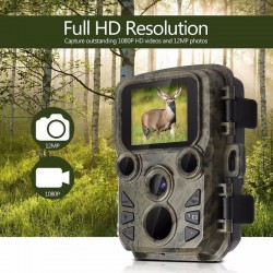 Mini vodeodolná fotopasca s nočným videním a záznamom foto a videa na dátovú kartu