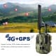 Profesionálna 4G GPS fotopasca so solárnym panelom s 3000 mAh batériou zasielaním MMS a emailov