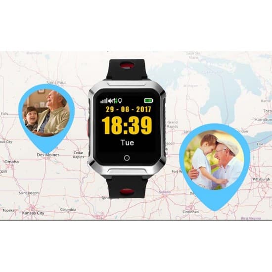 GPS hodinky so sledovaním výskytu a pohybu pre deti a starých ľudí