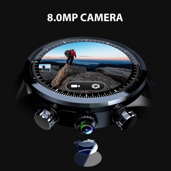 Elegantné smart hodinky s mobilom, športové funkcie, vysoká kapacita batérie