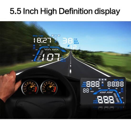 GPS HUD displej pre všetky vozidlá
