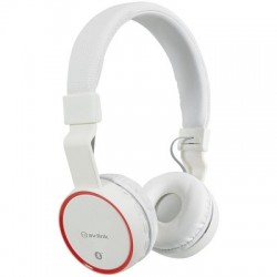 Bluetooth slúchadlá s MP3, rádiom, handsfree v luxusnom bielom prevedení 