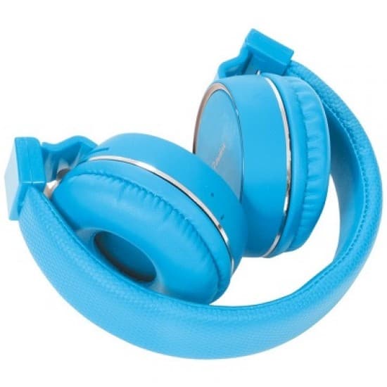 Bluetooth slúchadlá s MP3, rádiom, handsfree v príťažlivom modrom prevedení 