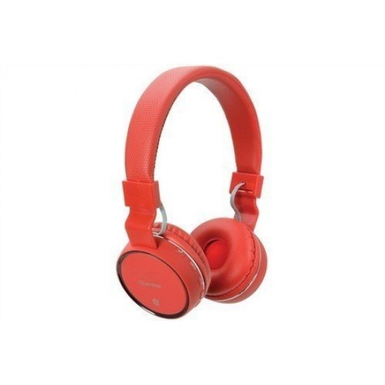 Bluetooth slúchadlá s MP3, rádiom, handsfree v zaujímavom červenom prevedení 