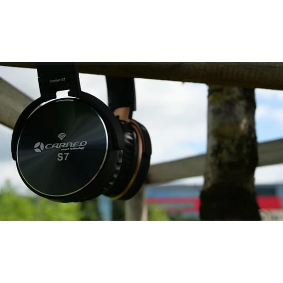 Dizajnovo príťažlivé, štýlové, nastaviteľné čierne bezdrôtové Bluetooth slúchadlá s MP3 a FM rádiom