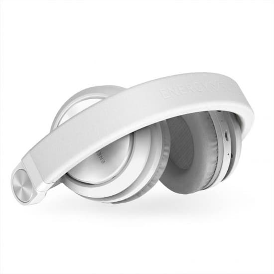 Štýlové, multifunkčné, párovateľné biele slúchadlá so vstavaným Bluetooth, MP3 a FM rádiom