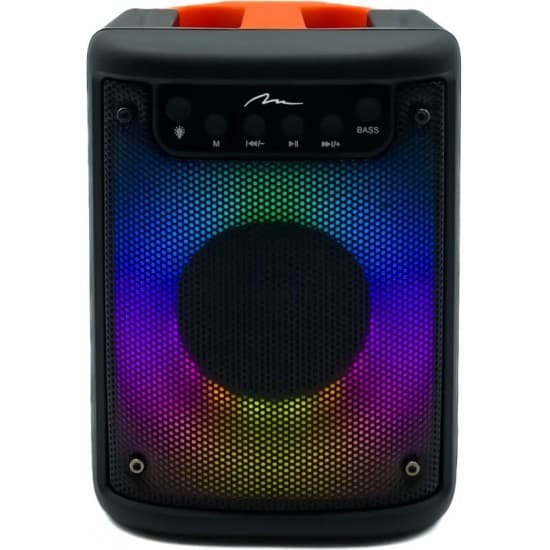 8W Bluetooth prenosný reproduktor, RGB podsvietenie, zosilnenie basov, FM rádio, slot na mikroSD kartu