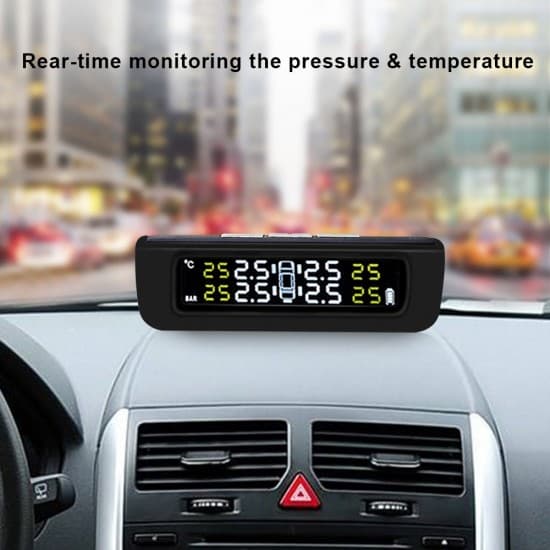 TPMS – Senzor tlaku a teploty pneumatík pre vozidlá so solárnym nabíjaním (TPMS-001-INT)