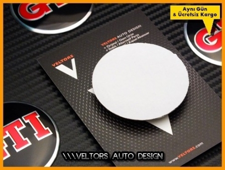 VW Gti Jant Göbeği Göbek Kapak Logo Amblem Seti
