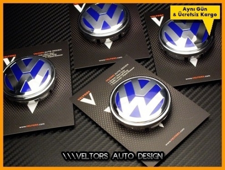 VW Logo Amblem Jant Göbeği Göbek Kapak Seti