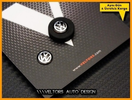 VW Yeni Nesil Anahtarlık Kumanda Anahtar Logo Amblem Seti