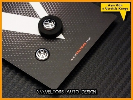 VW Yeni Nesil Anahtarlık Kumanda Anahtar Logo Amblem Seti