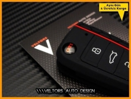 VW GTI / Gti Logo Amblem Anahtar Kumanda Kabı Koruma Kılıf