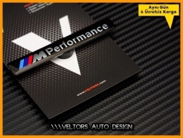 BMW M Performance Torpido Kokpit Plaket Logo Amblem