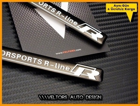 VW R Line Motorsports R Logo Amblem Seti