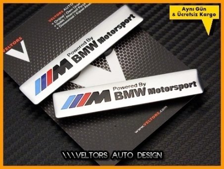 BMW M Motorsport Logo Amblem Seti