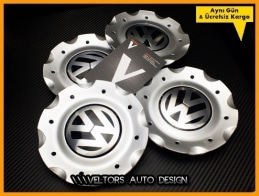 VW Jant Göbeği Jant Kapağı Jant Göbek Jant Kapak Logo Amblem Seti