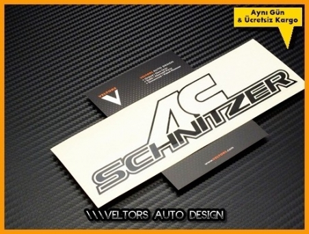 BMW AC Schnitzer Body Yazı Logo Amblem