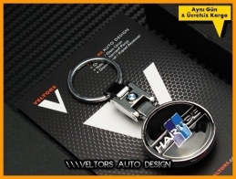 BMW Hartge Logo Amblem Özel Krom Hartge Anahtarlık