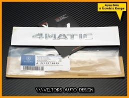 Mercedes A CLA GLA 4 Matic Bagaj Yazı Logo Amblem