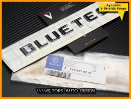Mercedes Bluetec Bagaj Yazı Bluetec Logo Amblem