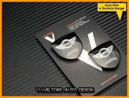 Mini Cooper S Yazı Logo Amblem Seti