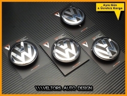 VW T5 Touareg Logo Amblem Jant Göbeği Göbek Kapak Seti