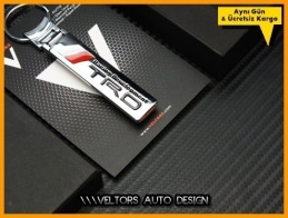 Toyota TRD Racing Logo Amblem Özel Krom Anahtarlık