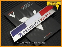 Peugeot Sport Plaket Logo Amblem