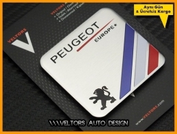Peugeot Europe Plaket Logo Amblem