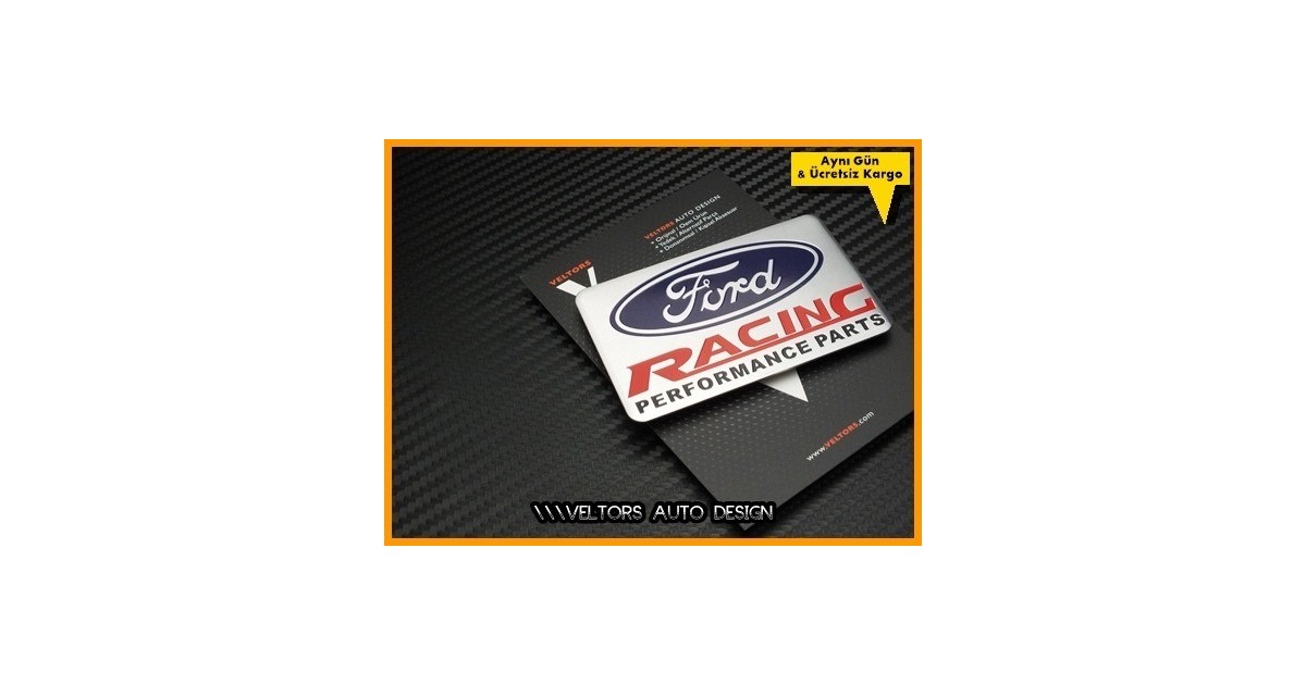 Ford Racing Performance Plaket Logo Amblem