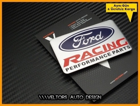 Ford Racing Performance Plaket Logo Amblem