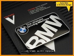 BMW Ultimate Machine Plaket Logo Amblem