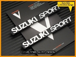 Suzuki Sport Logo Amblem Seti