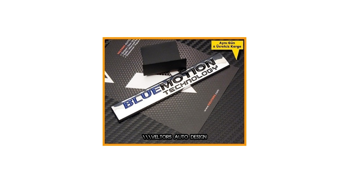 VW Bluemotion Ön Izgara Logo Amblem
