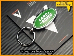 Land Rover Logo Amblem Özel Krom Land Rover Anahtarlık
