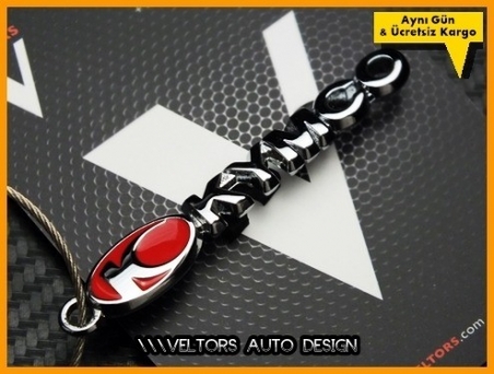 Kymco Logo Amblem Özel Krom Kymco Anahtarlık