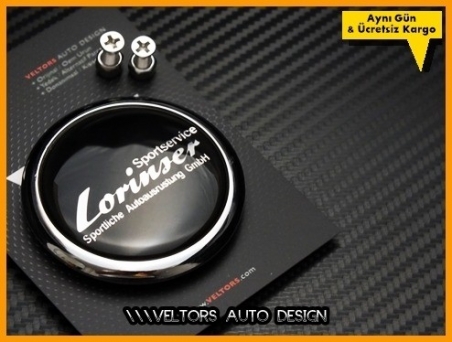 Mercedes Lorinser Logo Amblem Bagaj Yıldız