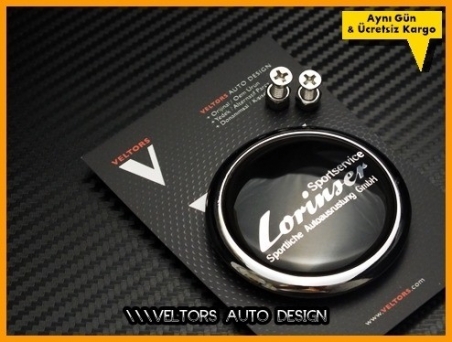 Mercedes Lorinser Logo Amblem Bagaj Yıldız