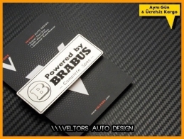 Mercedes BRABUS Plaket Logo Amblem